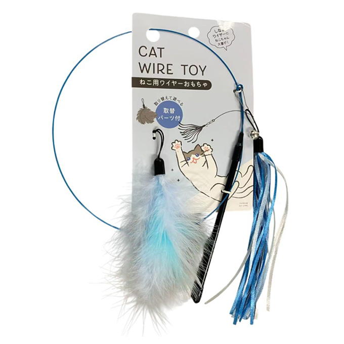 【まとめ買い】ねこ用ワイヤーおもちゃ 取替パーツ付 0834/315274