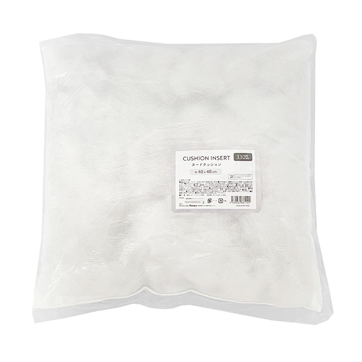 【まとめ買い】ヌードクッション40x40cm 1523/315519