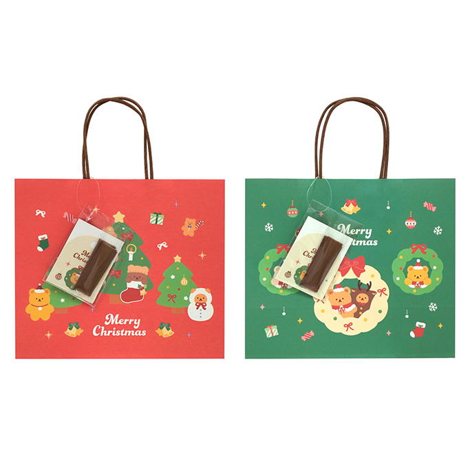 【まとめ買い】リボンタグ付ペーパーバッグベアクリスマス 0936/316104