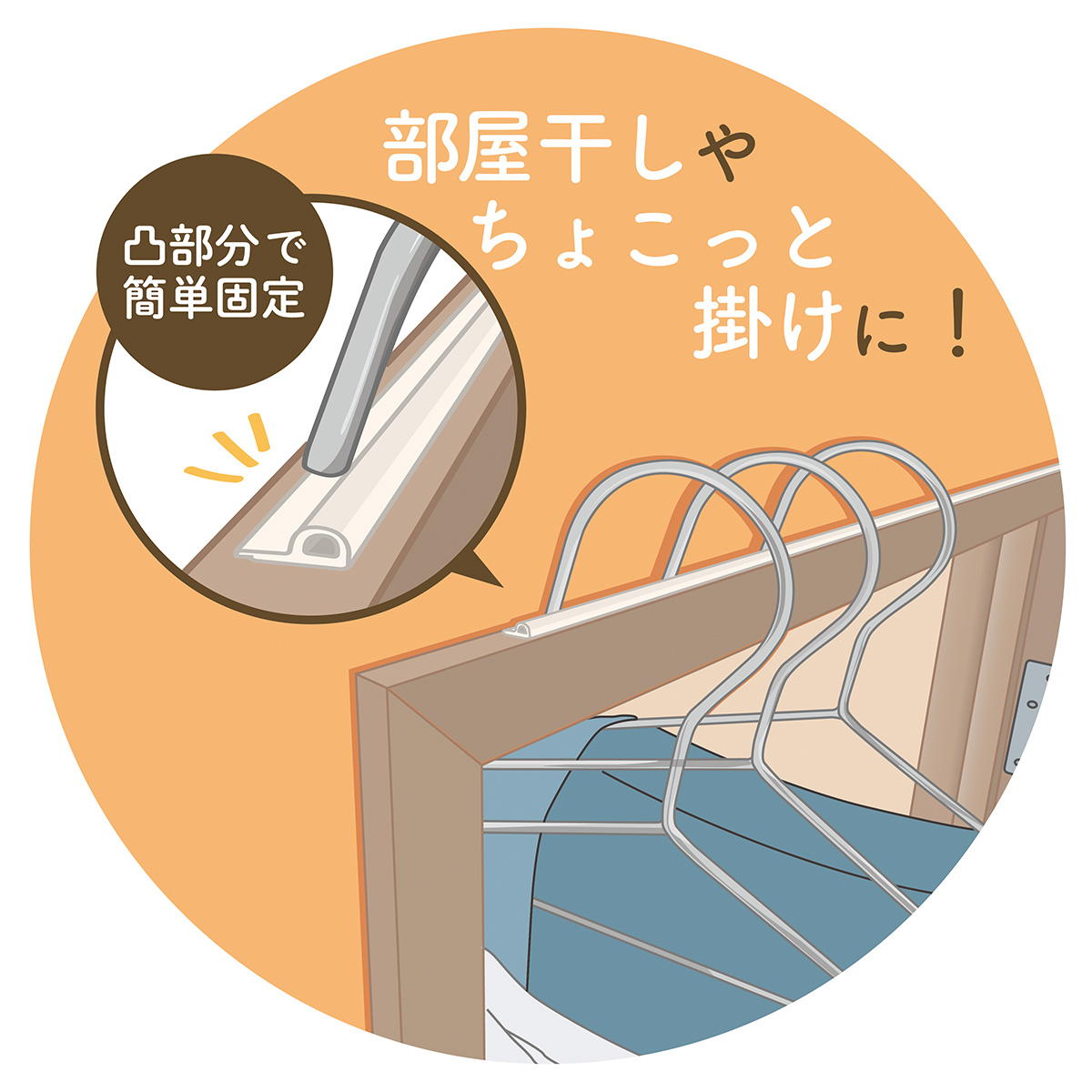 【まとめ買い】かもい・ドア枠用ハンガー落下防止テープ1.5m 0510/317310