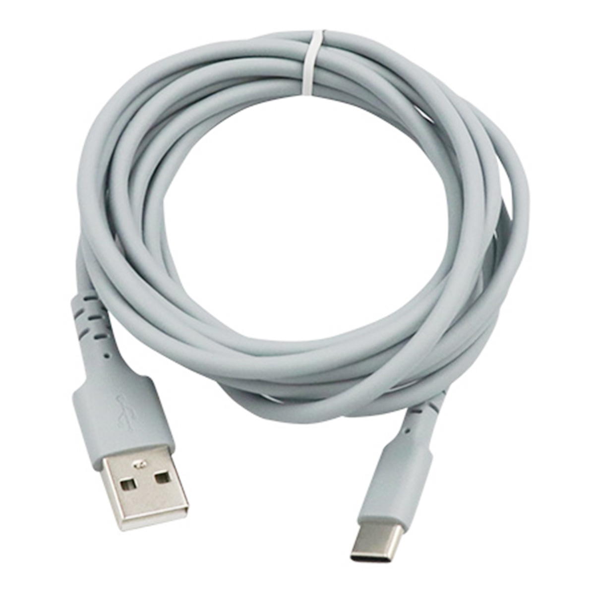 【まとめ買い】やわらかType-Cケーブル2m スモーキーブルー 9001/319214