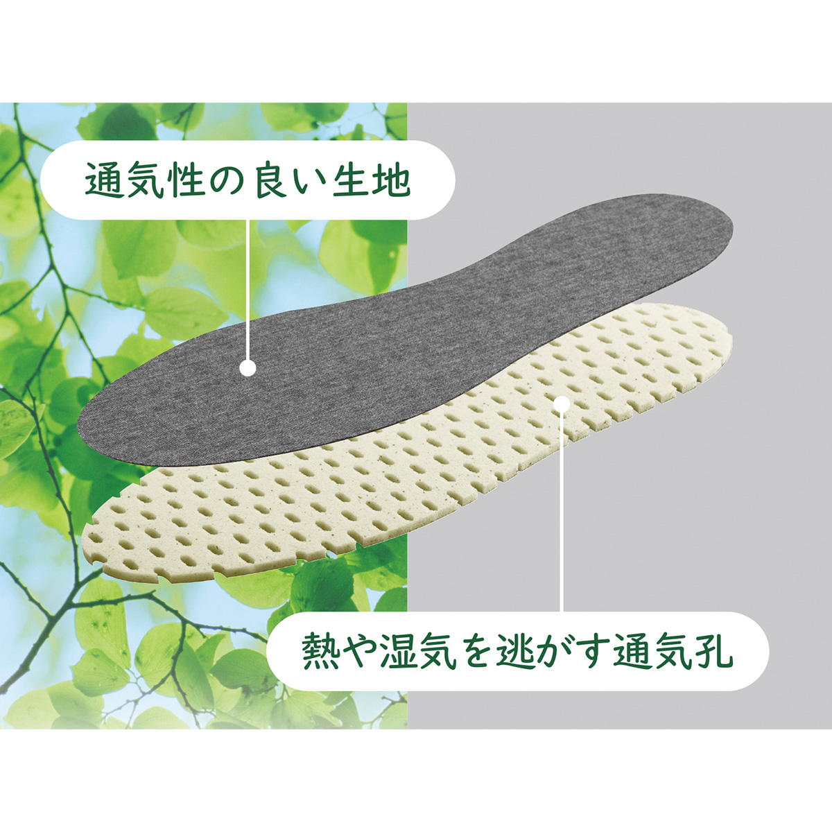 【まとめ買い】消臭レーヨンインソール 24〜28cm0775/319402
