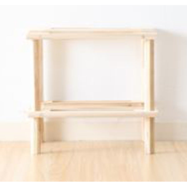 【まとめ買い】ラック 棚 木製 2段 diy 収納棚 おしゃれ 北欧 マルチフリーラック ハーフサイズ 31.5×19.5×29.5cm ナチュラル 1635/320316