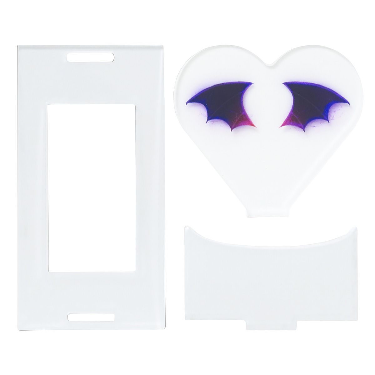 【まとめ買い】アクリルスタンド アクスタ 背景付きぬいぐるみスタンド 悪魔の羽柄 俵型ぬい用 ぬい活 0490/322242