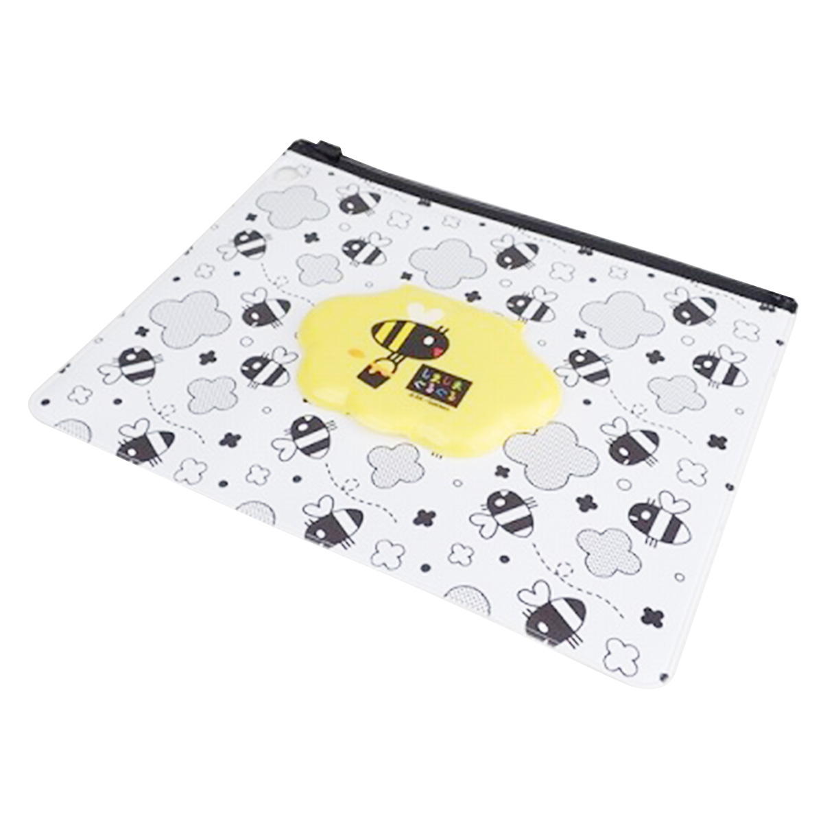 【まとめ買い】フタ付きWシートポーチ はち0459/322665