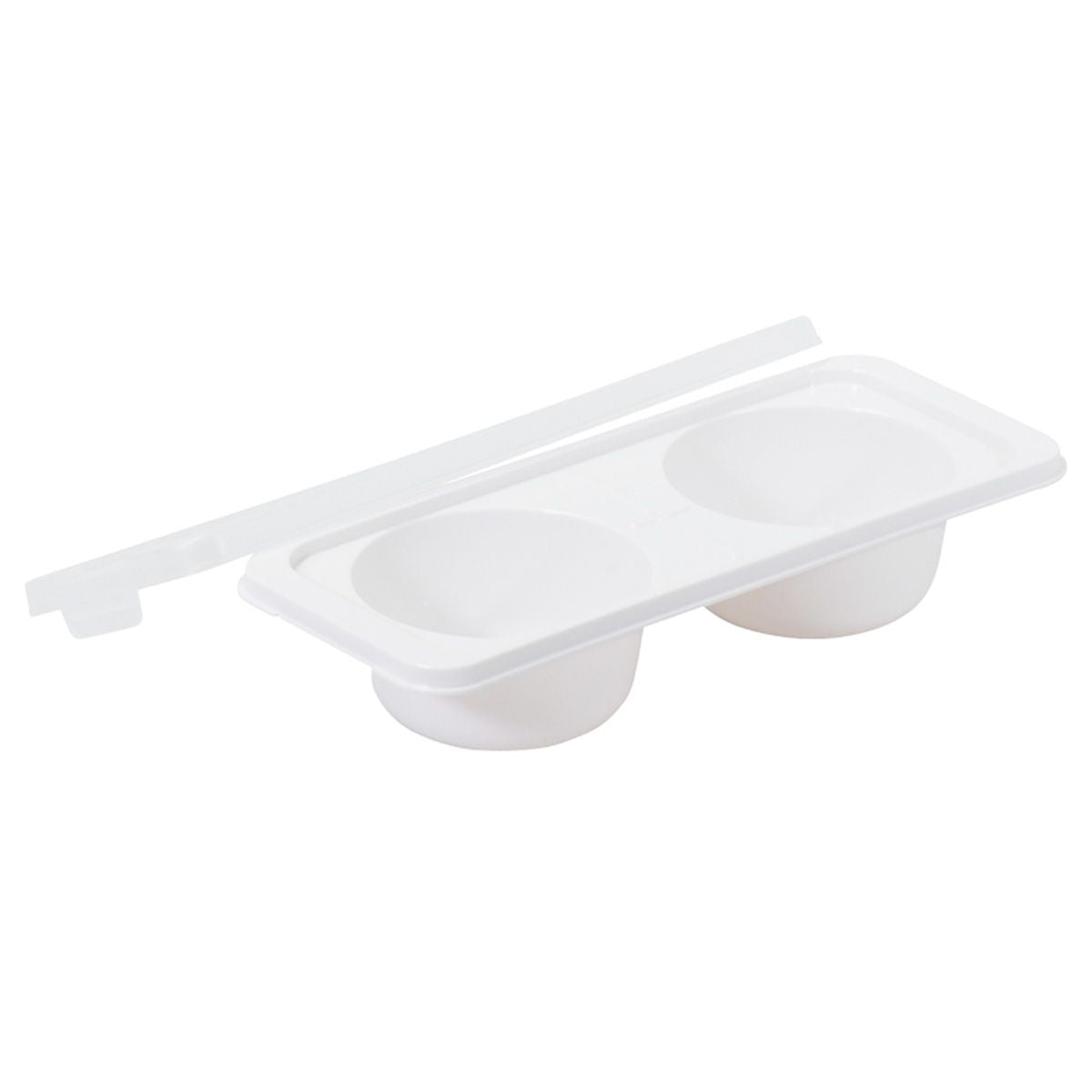 【まとめ買い】食品保存容器 ストック容器 冷凍可 冷凍つくりおきトレー9号2ブロック 2P 9001/323701