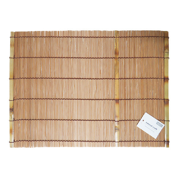 【まとめ買い】ランチョンマット ランチマット スス竹 煤竹 インテリアランチョンマット 夏 28×39cm 0599/323957