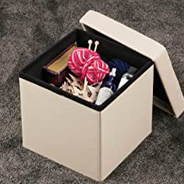 【まとめ買い】【WEB限定】スツール 収納 収納付き ボックス おしゃれ ブラック 34x34x33cm 1401/323972