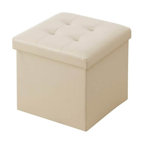 【まとめ買い】【WEB限定】スツール 収納 収納付き ボックス おしゃれ ホワイト 34x34x33cm 1401/323973