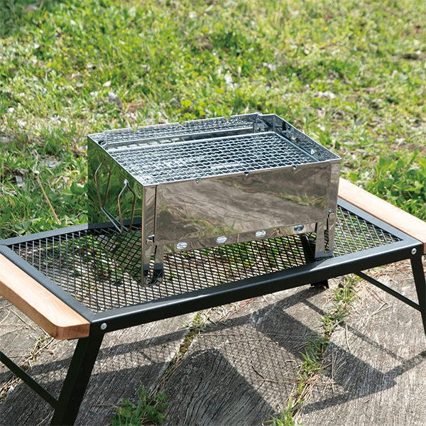 【まとめ買い】【WEB限定】武田コーポレーション BBQ・焼肉・グリル シルバー 30×21×15cm ウルトラコンパクトグリル UCG22-3021 1401/323984