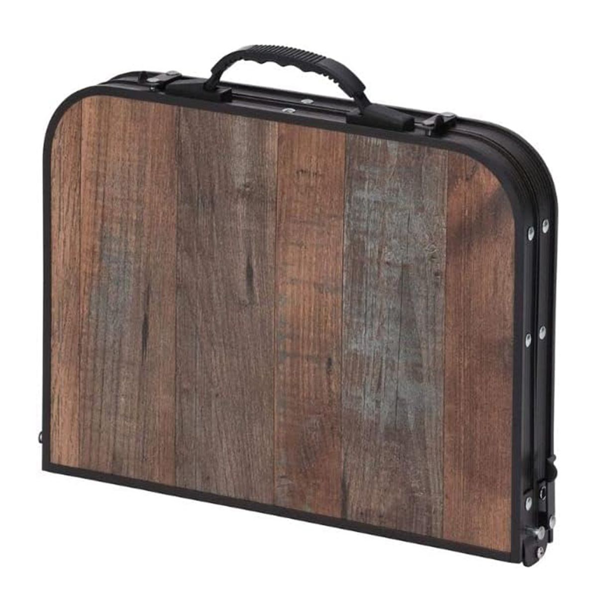 【まとめ買い】【WEB限定】アウトドアテーブル 武田コーポレーション テーブル アルミ ヴィンテージブラウン 60×40×54cm ヴィンテージ調2WAY 1401/324012