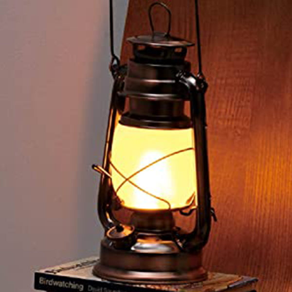 【まとめ買い】【WEB限定】ランタン led LED 災害用 電池式 武田コーポレーション ブラウン 14.5×11.5×25cm レトロランタン25 1401/324014