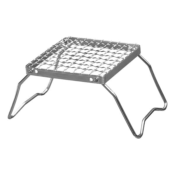 【まとめ買い】【WEB限定】焼き網 アウトドア 五徳 折りたたみ 武田コーポレーション スタンド ステンレス鋼 シルバー 16×16×12cm コンパクトクッカースタンド CCS21-1 1401/324064