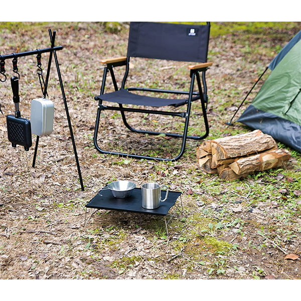 【まとめ買い】【WEB限定】アウトドアテーブル 武田コーポレーション アルミ グレー 35×25×10cm アルミボードテーブル 2タイプ ABT22-2TP 1401/324065