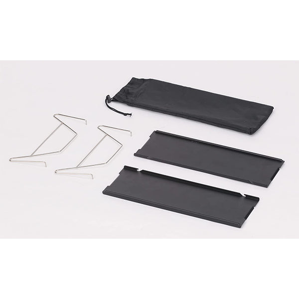 【まとめ買い】【WEB限定】アウトドアテーブル 武田コーポレーション アルミ グレー 35×25×10cm アルミボードテーブル 2タイプ ABT22-2TP 1401/324065