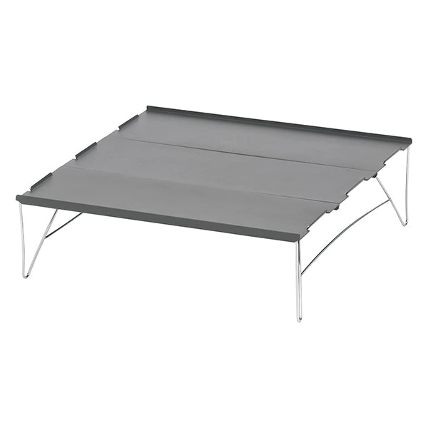 【まとめ買い】【WEB限定】アウトドアテーブル 武田コーポレーション アルミ グレー 35×25×10cm アルミボードテーブル 2タイプ ABT22-3TP 1401/324066