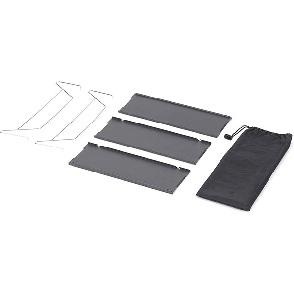 【まとめ買い】【WEB限定】アウトドアテーブル 武田コーポレーション アルミ グレー 35×25×10cm アルミボードテーブル 2タイプ ABT22-3TP 1401/324066