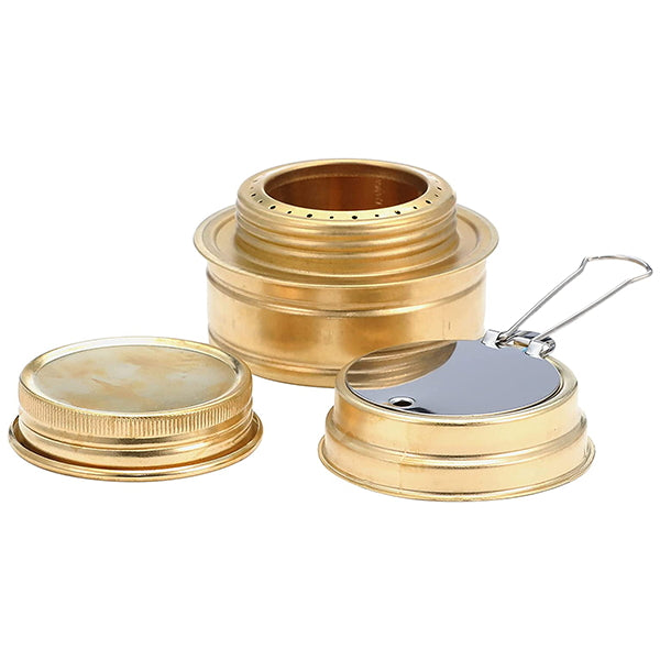 【まとめ買い】【WEB限定】アルコールストーブ 調整蓋付 バーナー 武田コーポレーション ゴールド 7.5×7.5×5cm ALS21-GD 1401/324069
