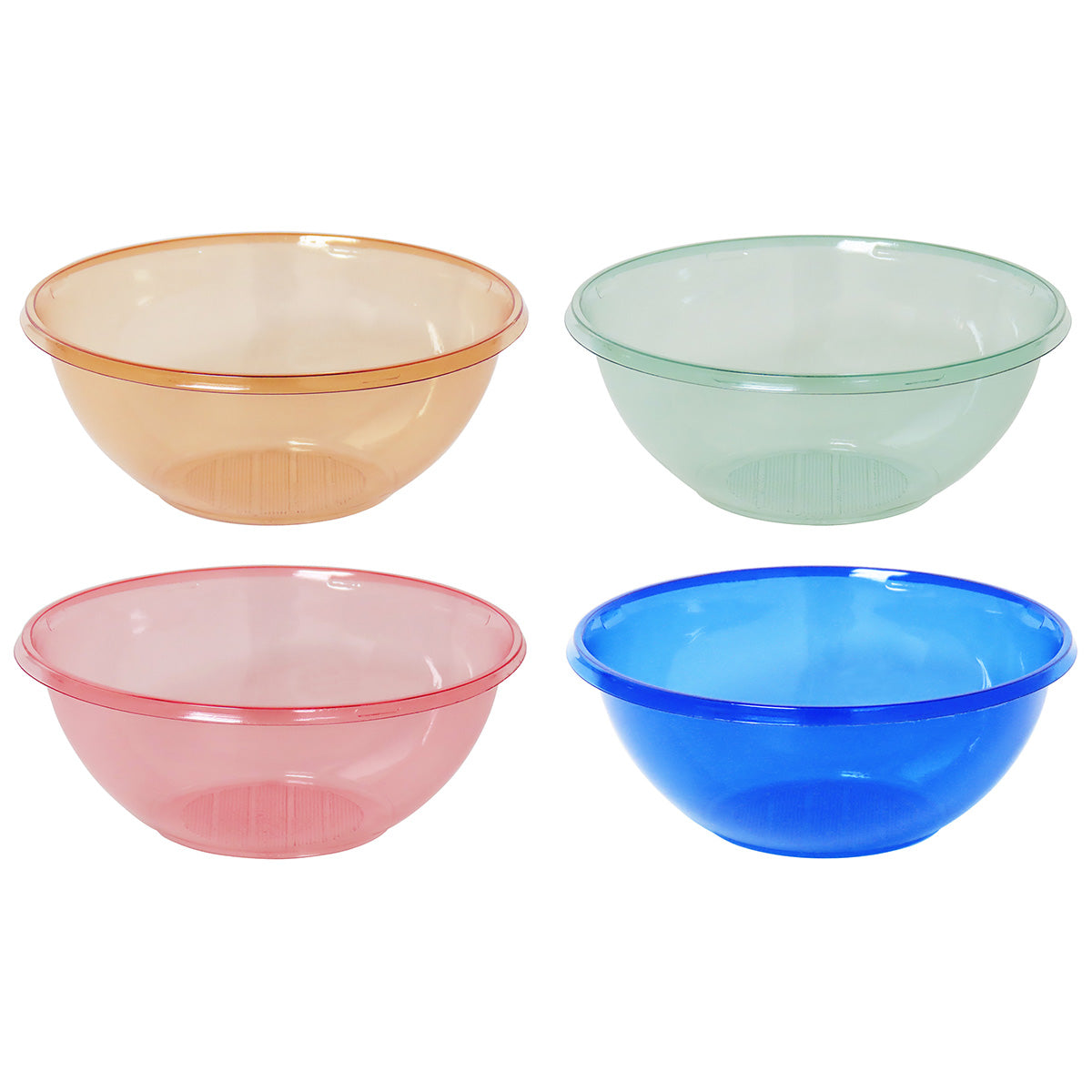 【まとめ買い】クリアボウルカラー12.5cm10枚 0490/324204