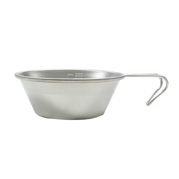 【まとめ買い】シェラカップ 直火可能 アウトドア ステンレス 320ml 0330/324629