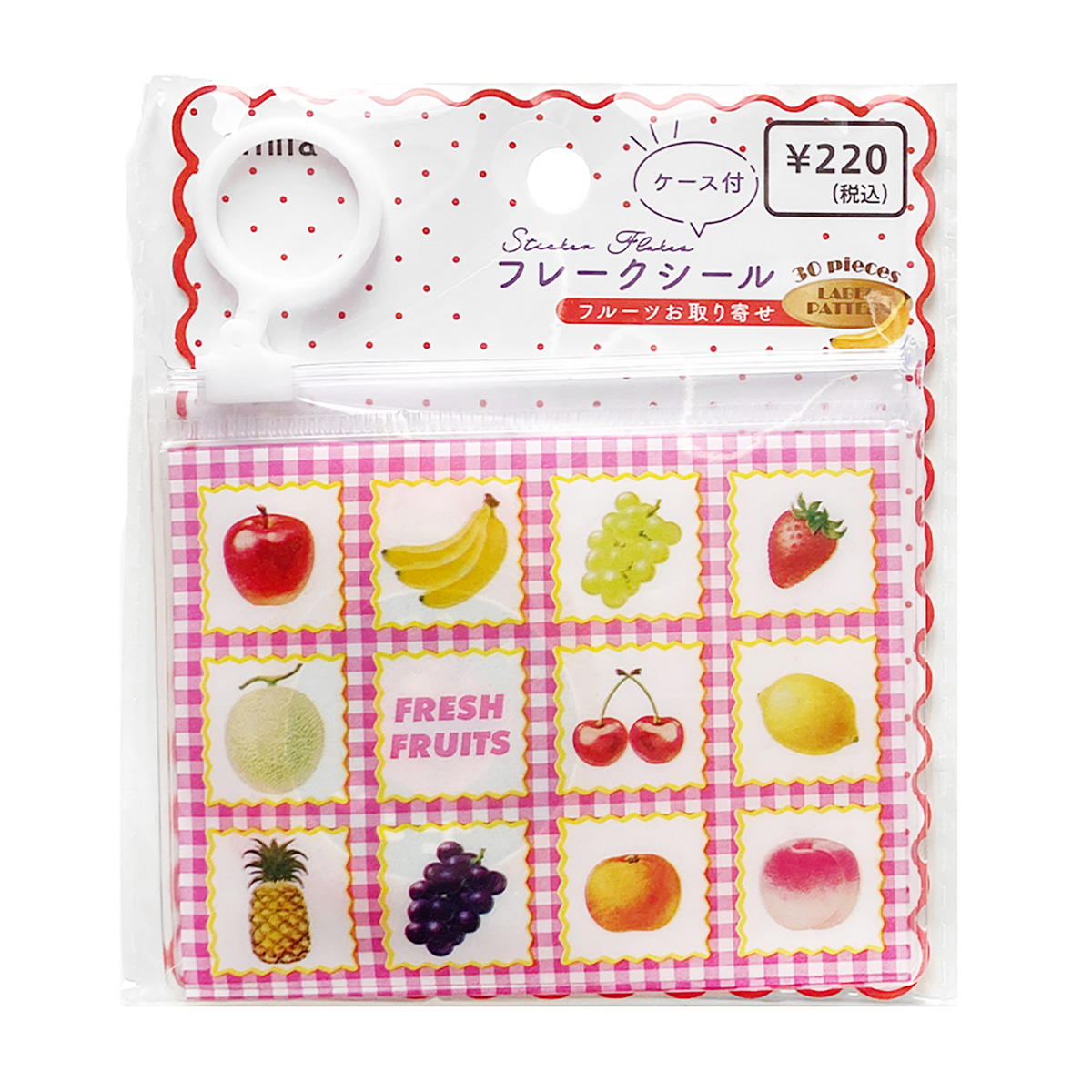 【まとめ買い】フレークシール 30P フルーツお取り寄せラベル0356/326008