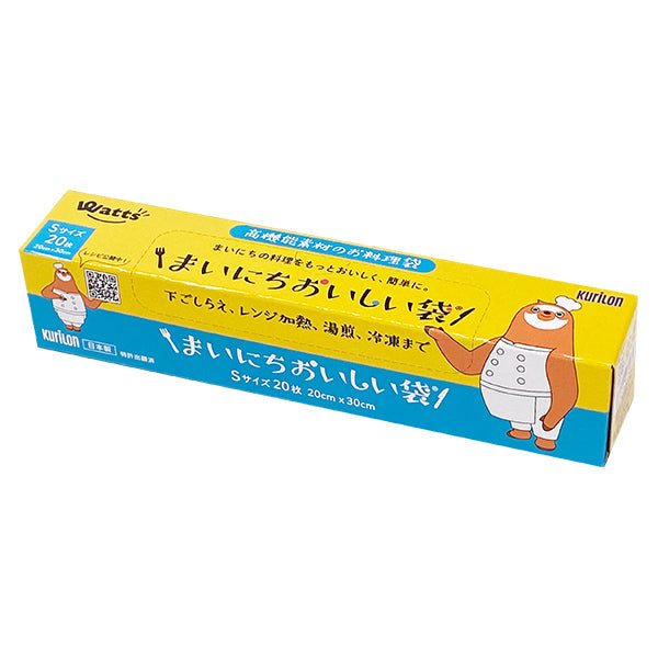 【まとめ買い】調理バッグ 料理バッグ 料理袋 湯煎 下ごしらえ 冷凍可 PB.まいにちおいしい袋S 20枚 9001/326364