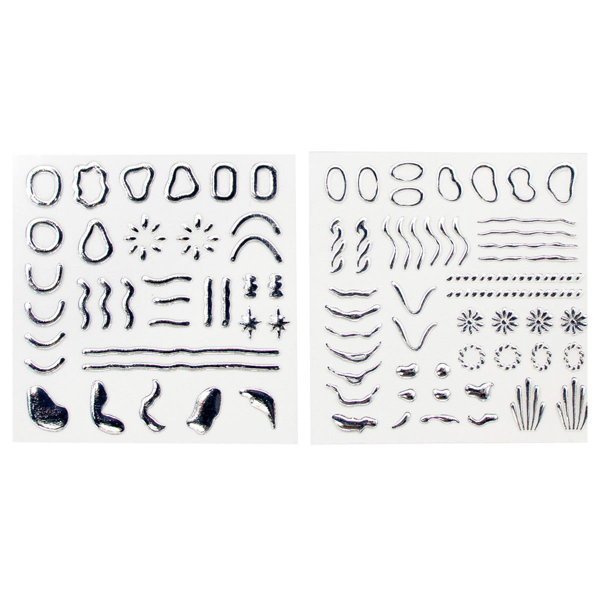 【まとめ買い】ポイントネイルシール シルバー0847/327213