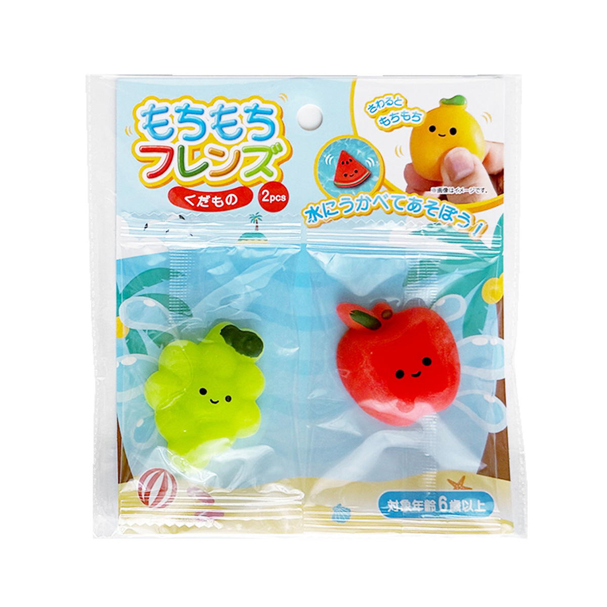 【まとめ買い】もちもちフレンズ 2P くだもの0356/327722