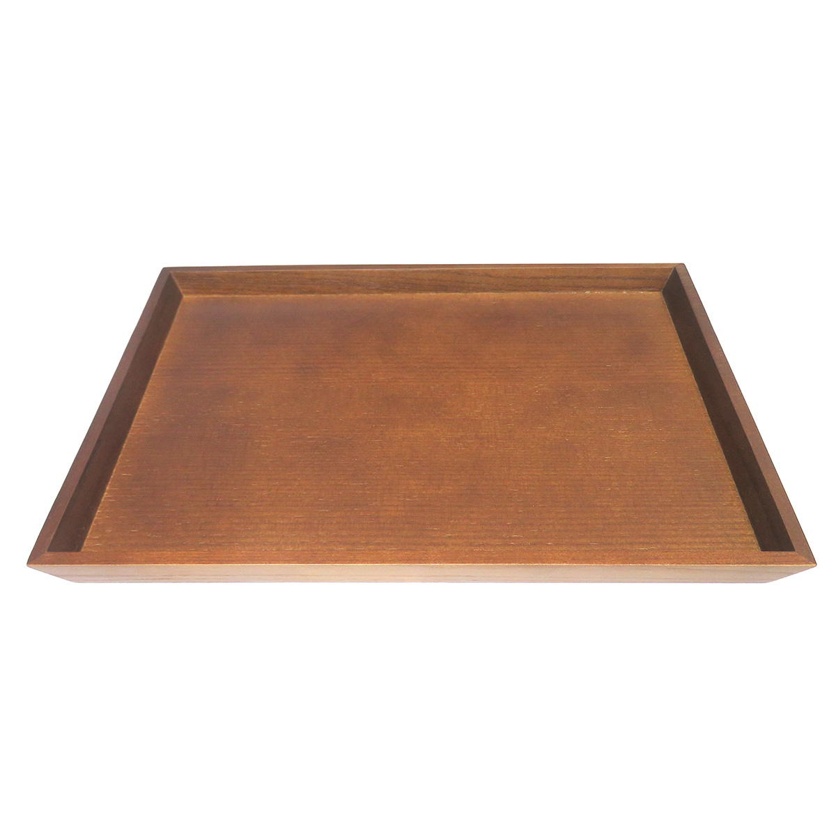 【まとめ買い】ウッドトレイ S ブラウン 0599/327837