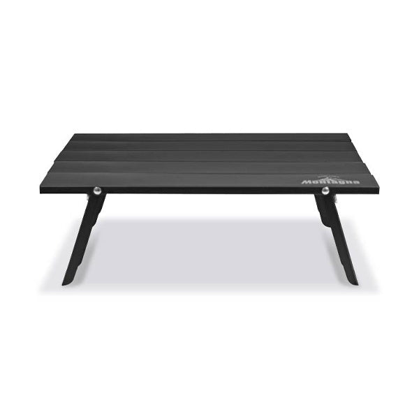 【まとめ買い】【WEB限定】アウトドアテーブル 折りたたみ ローテーブル Montagna モンターナ アウトドア キャンプ 40×29cm ブラックアルミテーブル HAC3017 1571/328504