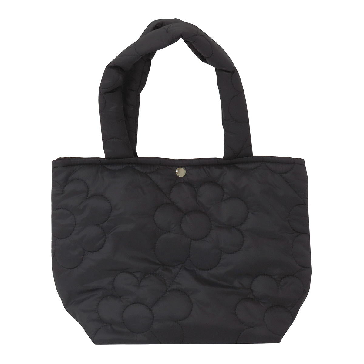 【まとめ買い】トートバッグ花柄ミニ ブラック 0490/328708