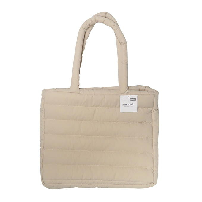 【まとめ買い】キルティングトートバッグ 正方形 BE 0599/329105