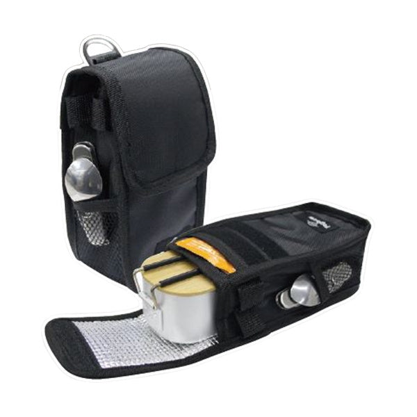 【まとめ買い】メスティンケース 保温 アウトドア 炊飯 飯盒 ブラック 0603/329386