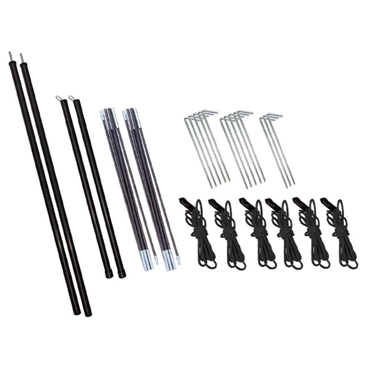 【まとめ買い】テント ドーム型 組立て式マルチドームテント 2人用 HAC3557 Montagna モンターナ 簡単設営 簡易テント キャンプテント アッシュグレー 1571/329696