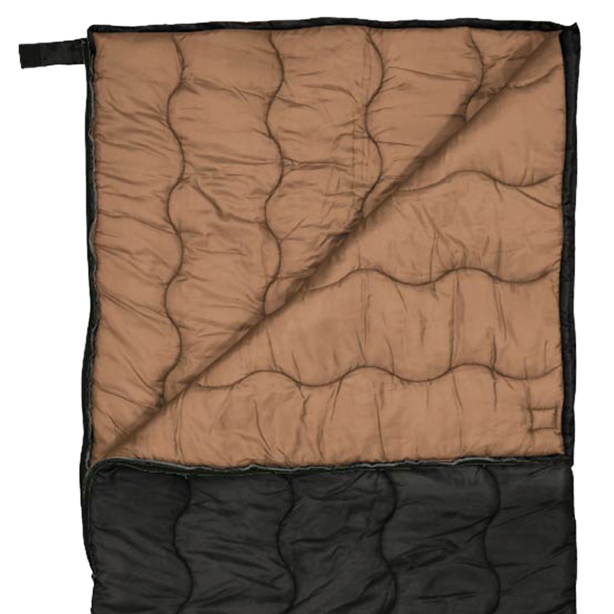 【まとめ買い】寝袋 シュラフ 冬用 シングル Montagna モンターナ レクタングラーシュラフ ブラック HAC3559 1571/329702