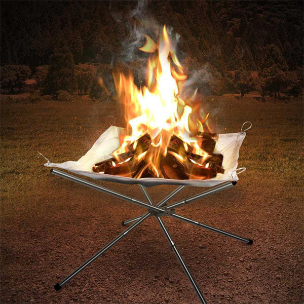 【まとめ買い】焚き火台 たき火台 ファイアースタンド フォールディングメッシュファイアースタンド Montagna モンターナ HAC2810 キャンプファイヤー  1571/329709