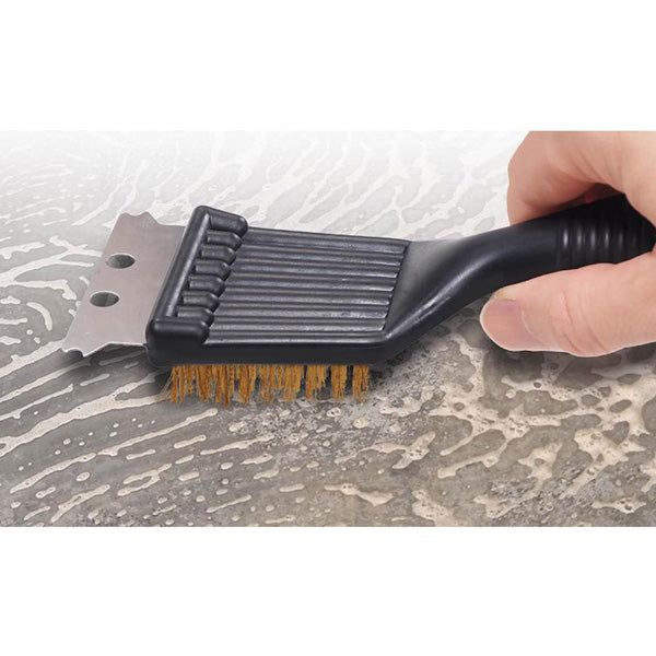 【まとめ買い】バーベキュー 片付けセット BBQクリーンアップセット 5点セットMontagna モンターナ HAC3032 収納ケース付 キャンプ 掃除 後処理 1571/329713