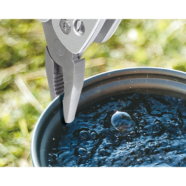 【まとめ買い】アウトドアマルチツール 8徳 ツールセット 8in1マルチプライヤー Montagna モンターナ HAC3449 アウトドアカトラリー カラビナ付 1571/329715