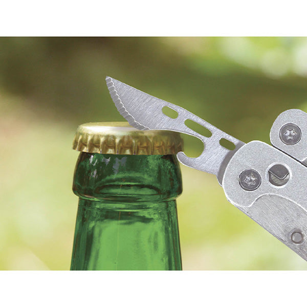 【まとめ買い】アウトドアマルチツール 8徳 ツールセット 8in1マルチプライヤー Montagna モンターナ HAC3449 アウトドアカトラリー カラビナ付 1571/329715