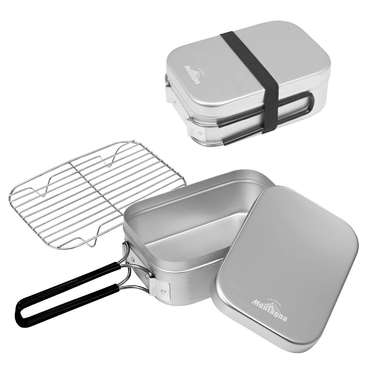 【まとめ買い】ライスクッカー メスティン アウトドアクッカー 炊飯 3合 アルミ製ライスクッカー HAC2896 1571/329724