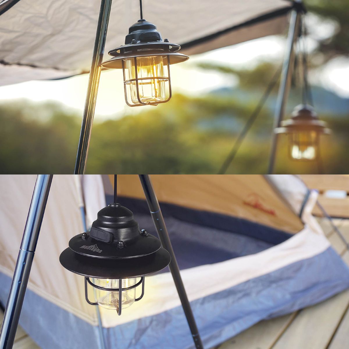 【まとめ買い】ランタン アウトドア 充電式 吊り下げミニライト カラビナ付き 充電式 USB充電 Montagna モンターナ HAC3273 1571/329749