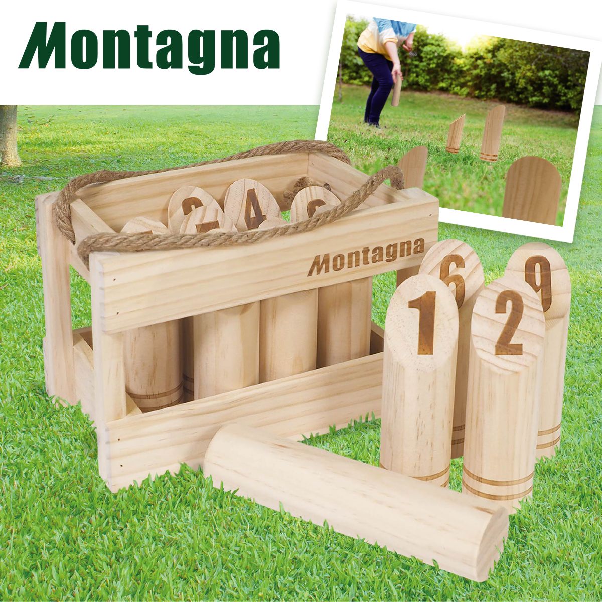 【まとめ買い】おもちゃ 玩具 木のおもちゃ モルック Montagna モンターナ HAC3464 フィンランド 1571/329757