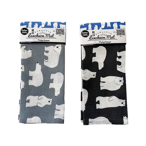 【まとめ買い】ランチョンマット 白クマ柄 9001/330506