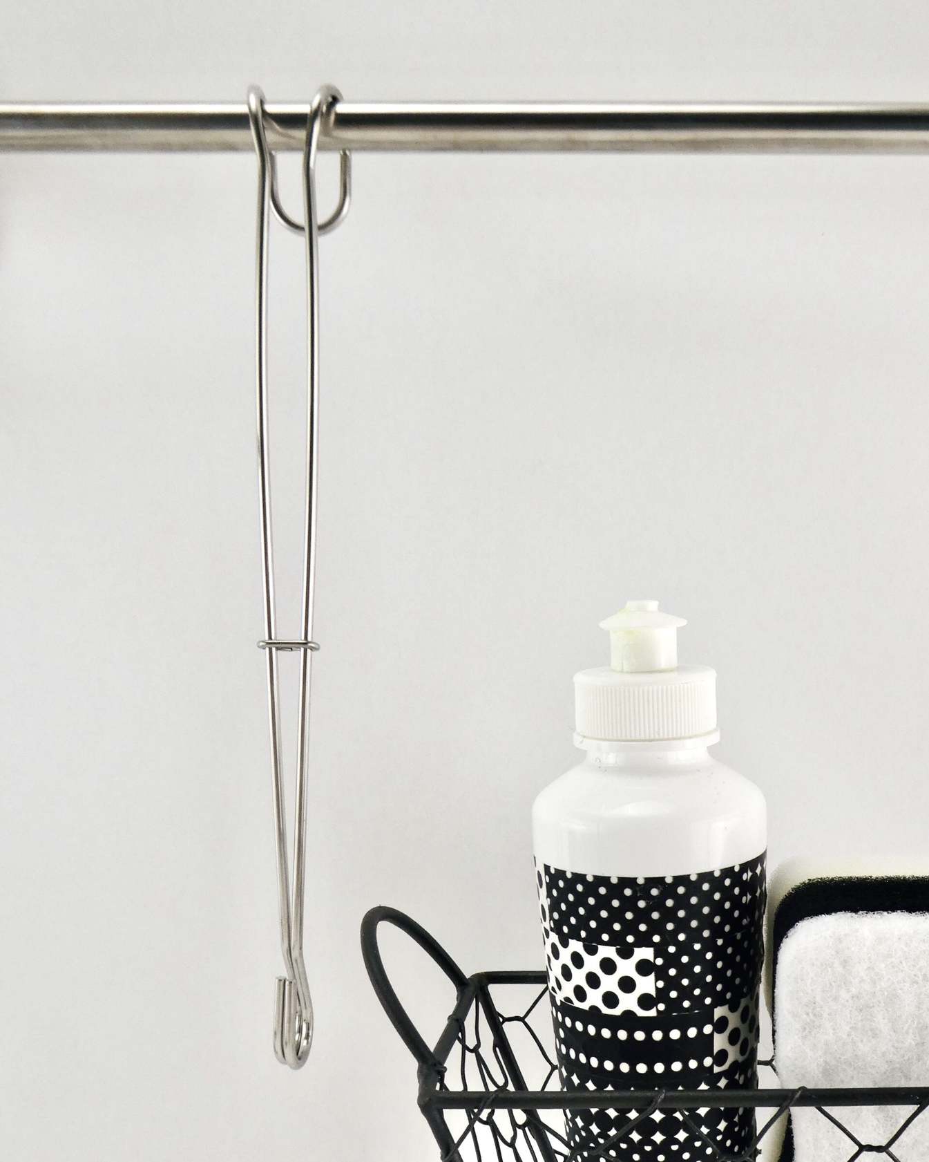 【まとめ買い】ハンギングステンレススポンジトング 25cm 0510/330510