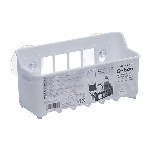 【まとめ買い】Q-BAN スポンジラック フック付 クールホワイト 0847/331194