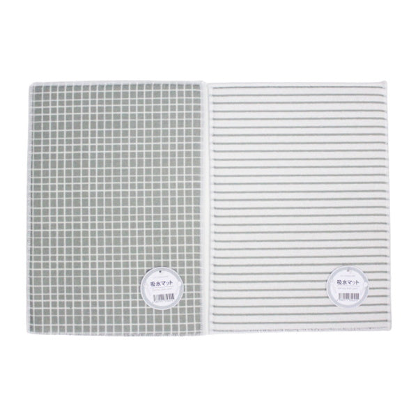 【まとめ買い】水切りマット 水切りシート 吸水マット 約25x35cm ドライマット キッチン 1523/331375
