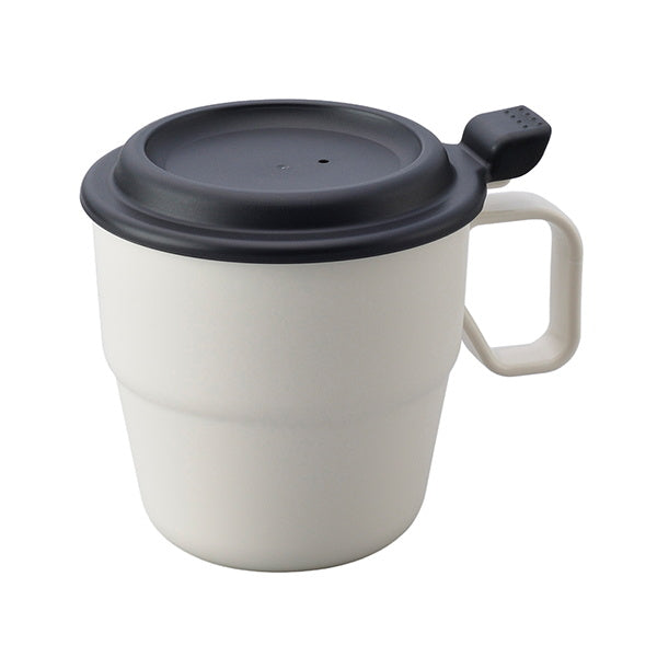 【まとめ買い】フラップマグ プラスチック製アウトドア食器 アイボリー 360ml 0978/331436