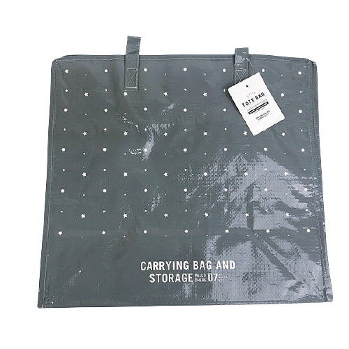 【まとめ買い】ファスナー付トートバッグ ショッピングバッグ 35×39×20cm 0808/331603