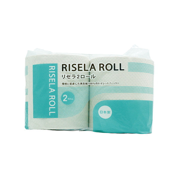 【まとめ買い】トイレットペーパー オサダ リセラ 2ロールダブル 106mm幅X25m 1526/332940