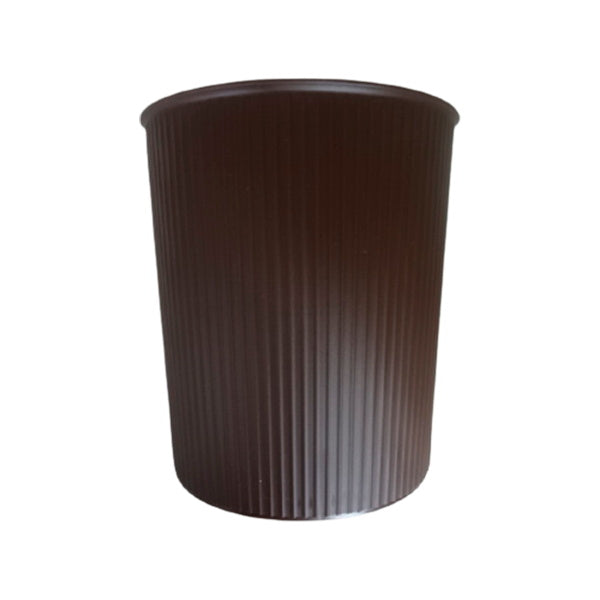 【まとめ買い】ごみ箱 ゴミ箱 ダストボックス ファインBOX 20型 丸 ブラウン 9001/332951